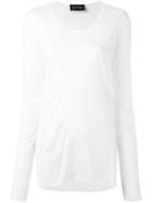 Andrea Ya'aqov - Fitted Top - Women - Cotton/viscose - M, White, Cotton/viscose