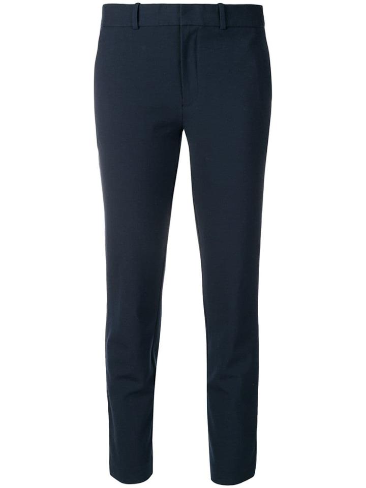 Polo Ralph Lauren Cropped Skinny Trousers - Blue