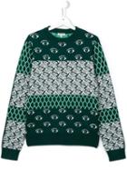 Kenzo Kids Multi Logo Intarsia Jumper
