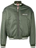 Represent Logo Bomber Jacket - Green