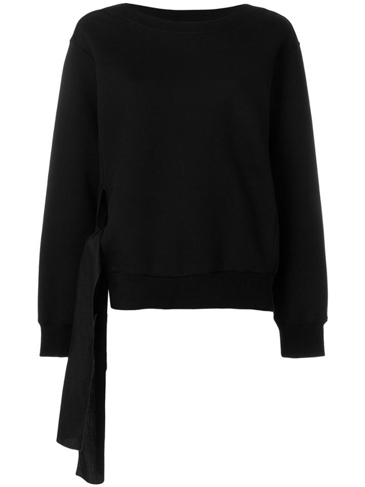 Stella Mccartney Side Tie Jumper - Black