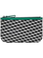 Pierre Hardy Geometric Printed Pouch - Black
