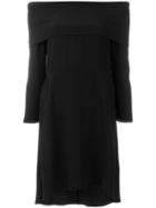 Theory Off-the-shoulder Dress - Black