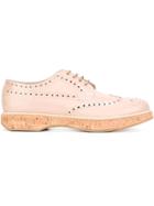 Church S Lace-up Brogues, Women's, Size: 38, Pink/purple, Leather/patent Leather/rubber
