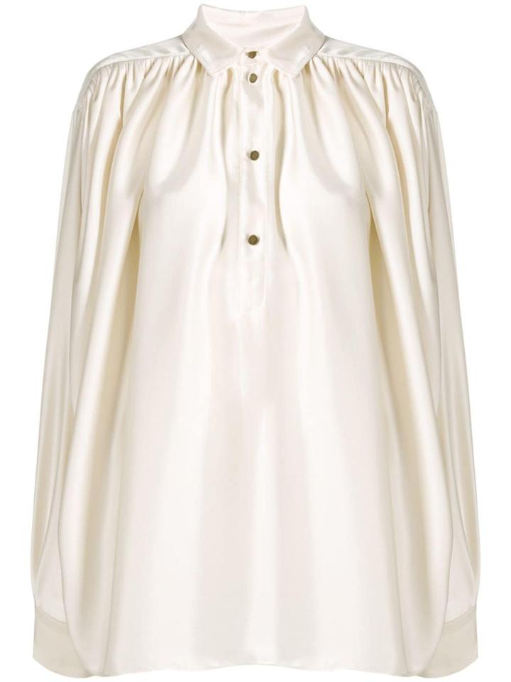 Philosophy Di Lorenzo Serafini Oversized Draped Shirt - White