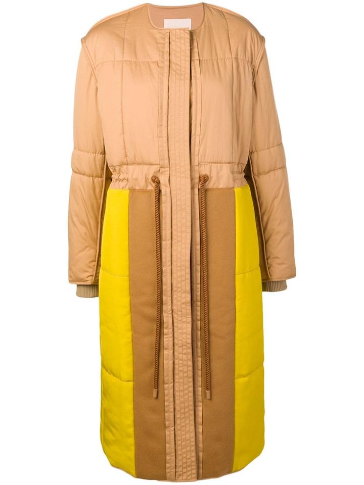 Roksanda Panelled Padded Coat - Neutrals
