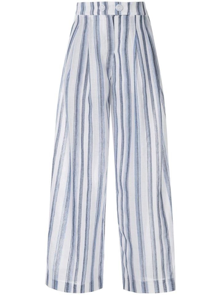 Suboo Shoreline Cropped Pants - White