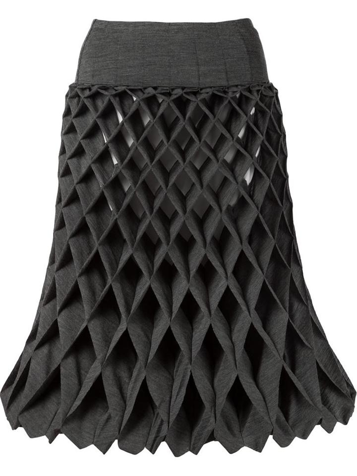 Junya Watanabe Comme Des Garcons Geometric Textured Skirt