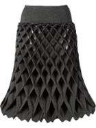 Junya Watanabe Comme Des Garcons Geometric Textured Skirt