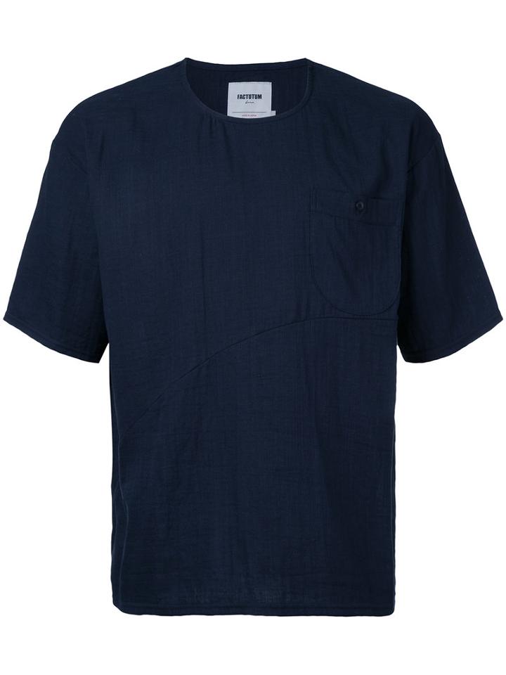 Factotum Large T-shirt, Men's, Size: 44, Blue, Cotton