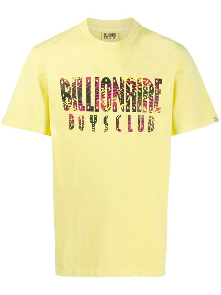 Billionaire Boys Club Logo Print T-shirt - Yellow