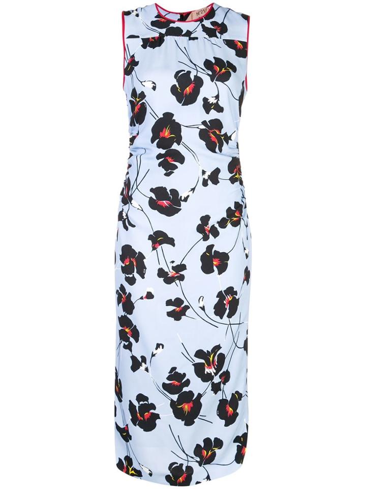 Nº21 Floral Print Dress - Blue