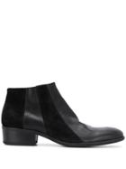 Fiorentini + Baker Panelled Low-rise Ankle Boots - Black