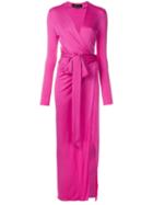 Alexandre Vauthier Side Split Wrap-front Evening Dress - Pink