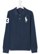 Ralph Lauren Kids Teen Embroidered Polo Shirt - Blue