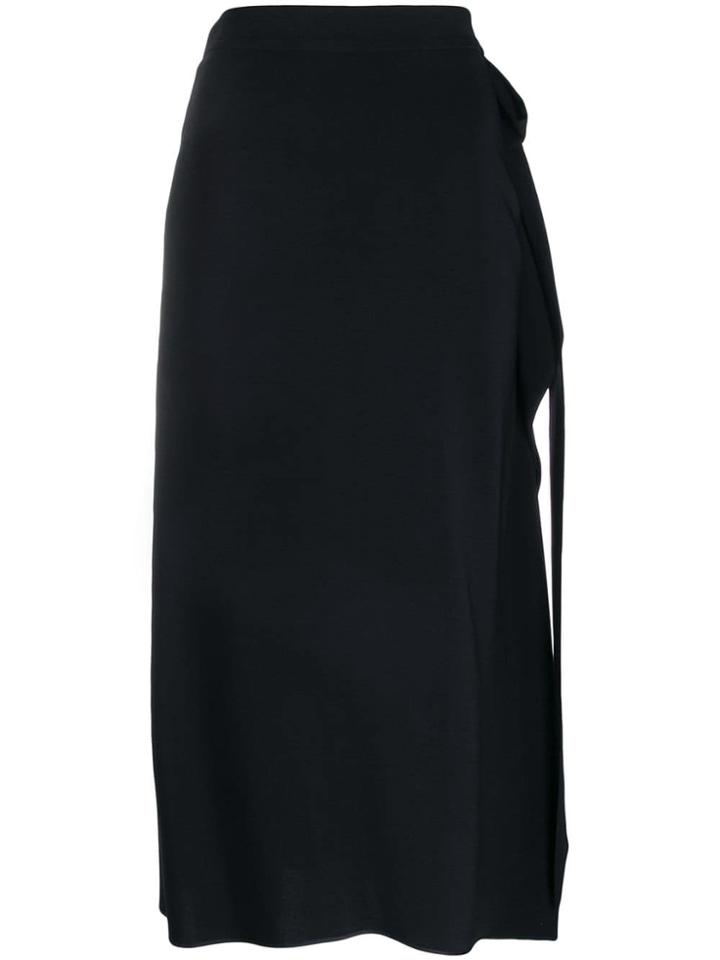 Rochas Straight Midi Skirt - Black