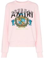Amiri Beverly Hills Cotton Sweatshirt - Pink