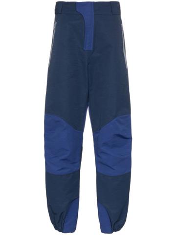 Boramy Viguier Hiking Wide Leg Cotton Blend Trousers - Blue