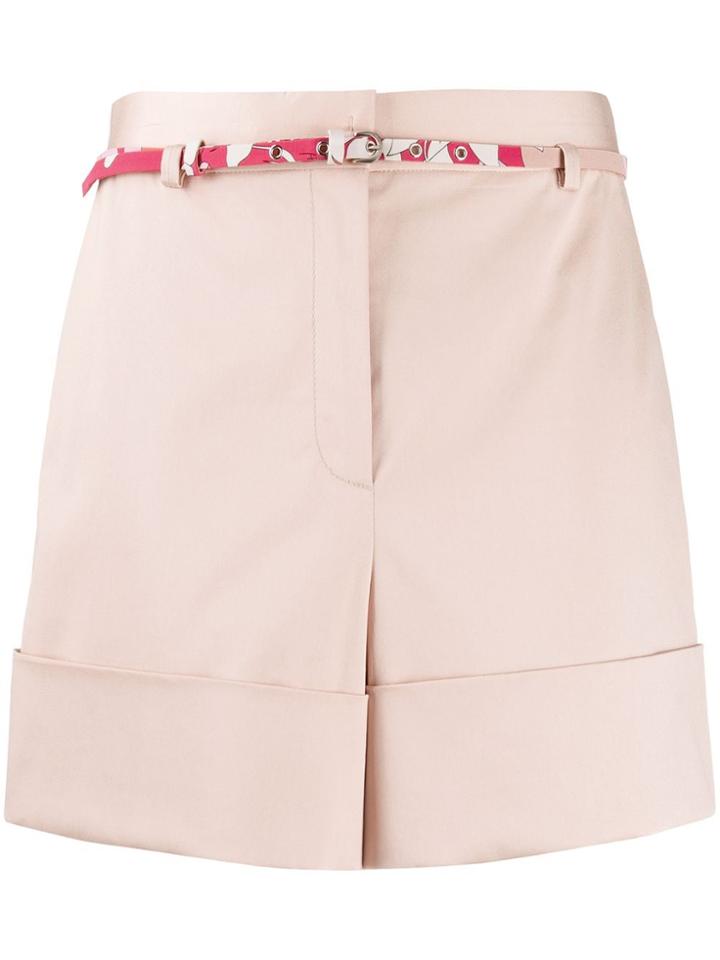 Emilio Pucci Belt Detail Shorts - Neutrals