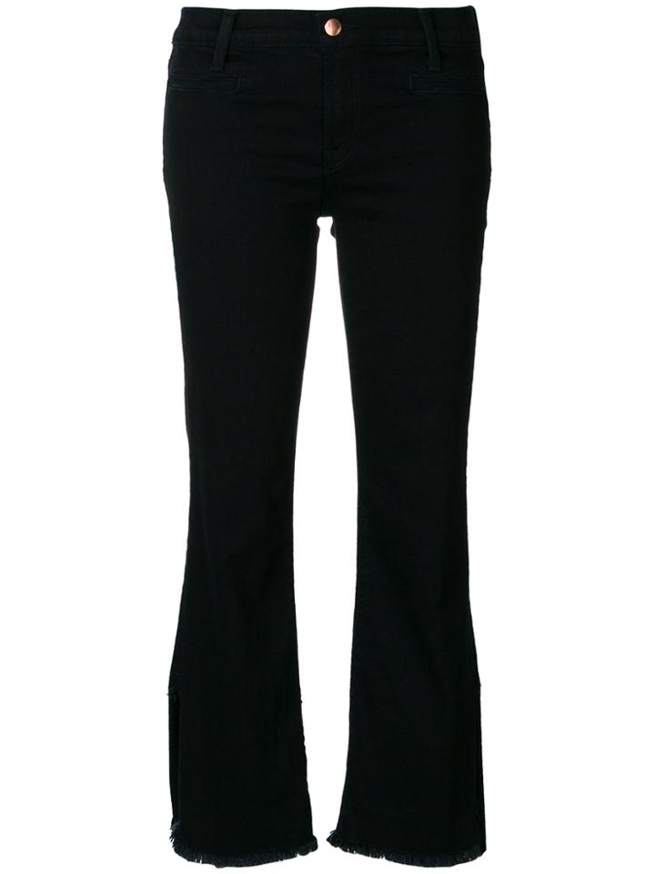 J Brand Raw Hem Trousers - Blue