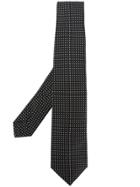 Kiton Diamond-print Tie - Black