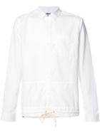Mostly Heard Rarely Seen Drawstring Hem Shirt, Men's, Size: Xxl, White, Cotton/nylon/polyester