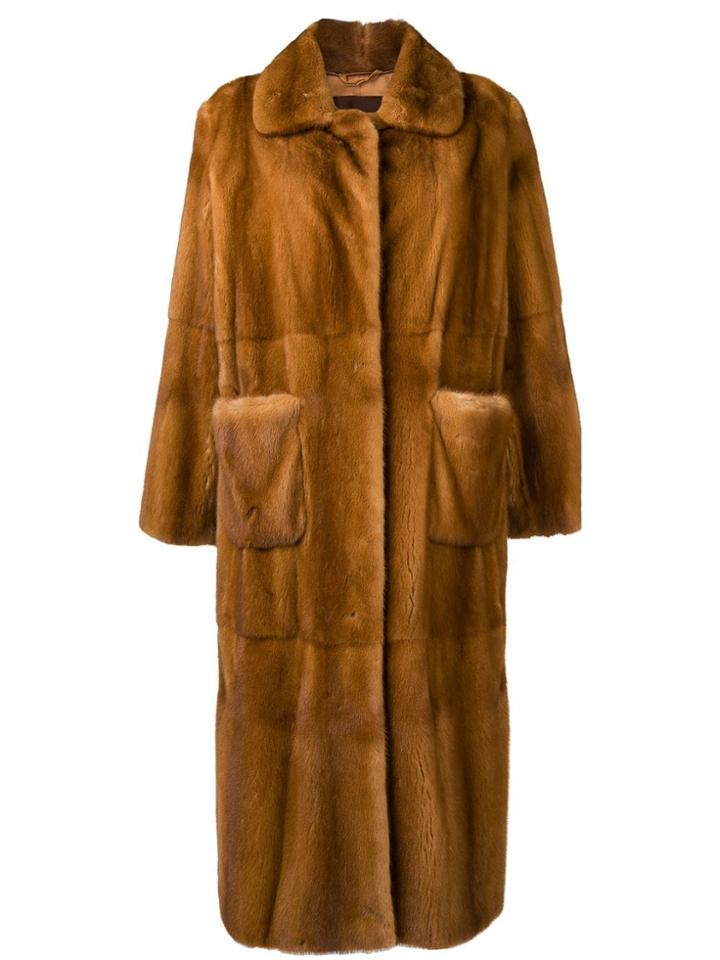 Liska Saturn Long Coat - Neutrals