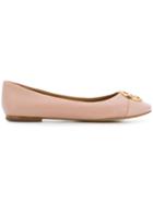 Tory Burch Chelsea Cap Toe Ballet Flats - Pink