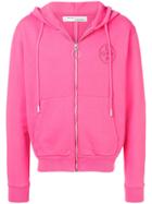 Off-white Logo Hooded Jacket - Pink