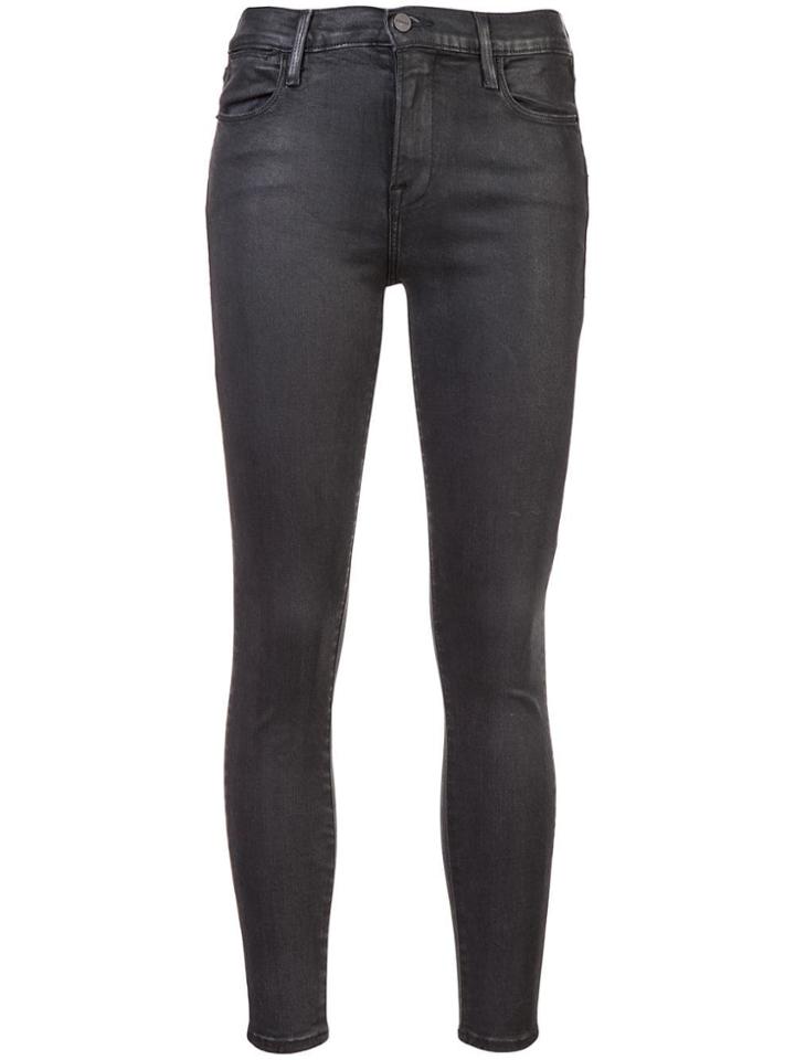 Frame Denim Wet-look Jeans - Black