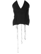Yohji Yamamoto Pre-owned Corset Bustier Top - Black