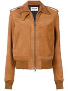 Zadig & Voltaire Distressed Leather Jacket - Brown
