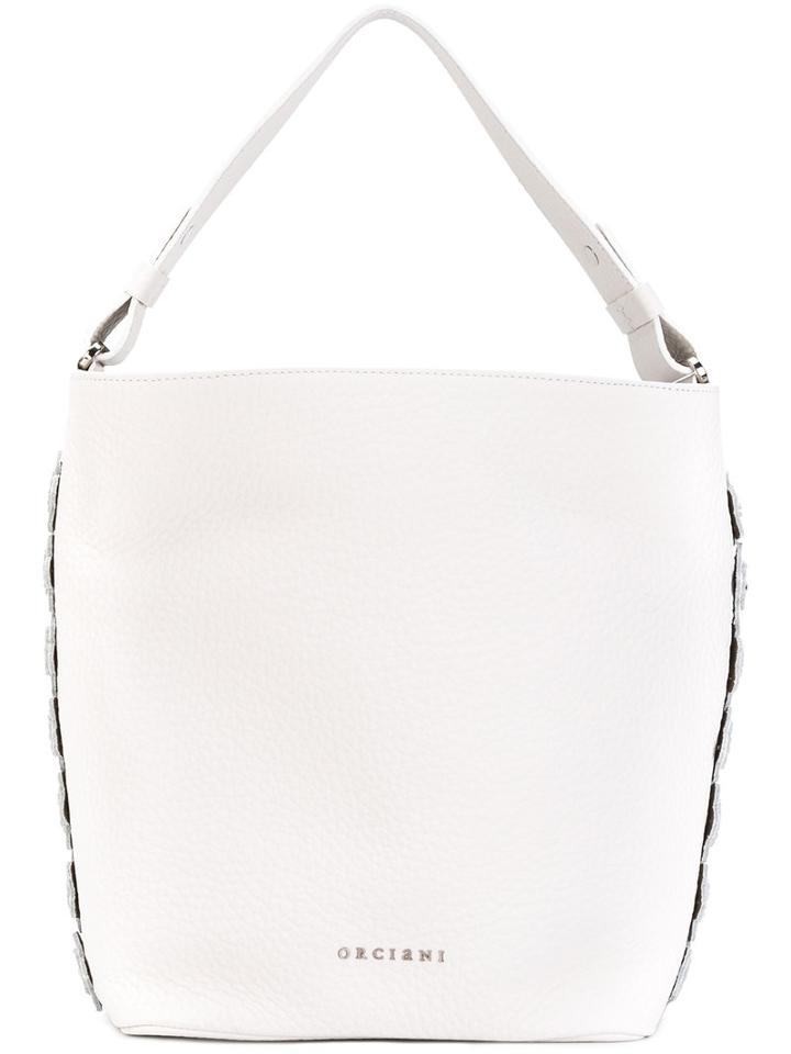 Orciani - Cuba Petite Fleurs Tote - Women - Leather - One Size, Women's, White, Leather