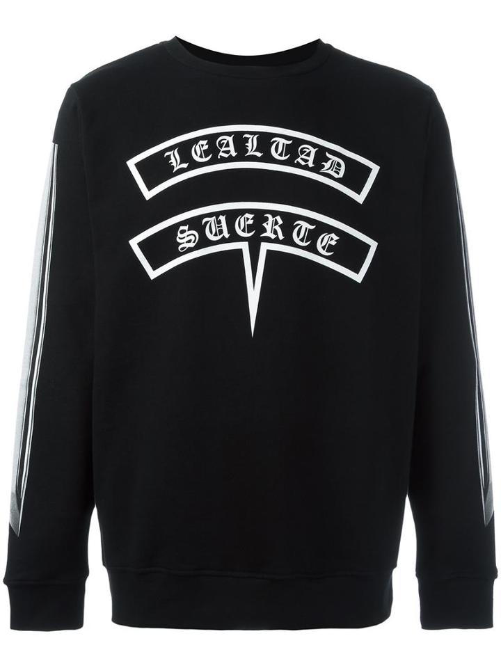Marcelo Burlon County Of Milan 'rodas' Sweatshirt, Men's, Size: Xl, Black, Cotton
