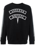 Marcelo Burlon County Of Milan 'rodas' Sweatshirt, Men's, Size: Xl, Black, Cotton