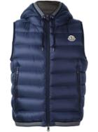 Moncler 'amiens' Padded Gilet, Men's, Size: 7, Blue, Polyamide/feather Down