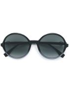 Fendi Eyewear Round Tinted Sunglasses - Black