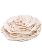 Le Chapeau - Ruffled Hat - Women - Polyester/polypropylene - One Size, Nude/neutrals, Polyester/polypropylene