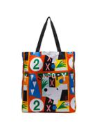 Herschel Supply Co. Multicoloured Graphic Print Canvas Tote Bag -