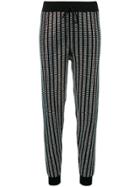 Rta Swarovsky Jogging Style Trousers - Black