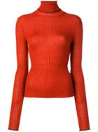 Acne Studios Fitted Turtleneck Sweater - Red