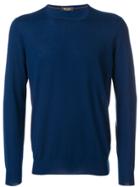 Loro Piana Classic Long Sleeved Sweater - Blue
