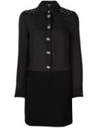 Versus Shirt Dress, Women's, Size: 40, Black, Polyester