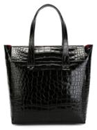 Giorgio Armani Embossed Crocodile Effect Tote