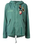 Mr & Mrs Italy Multipatched Short Parka - Green