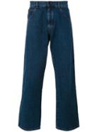 Gosha Rubchinskiy - Wide-leg Jeans - Men - Cotton/polyester - L, Blue, Cotton/polyester