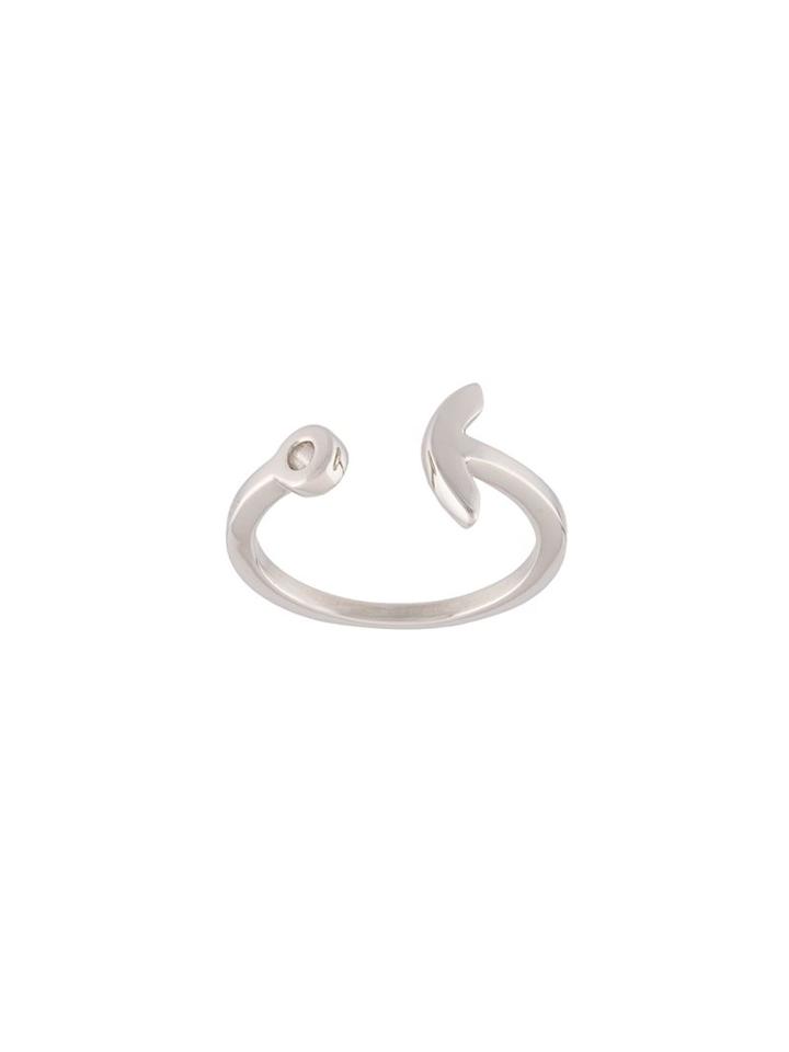 Miansai 'modern Anchor' Ring, Women's, Size: 6, Grey