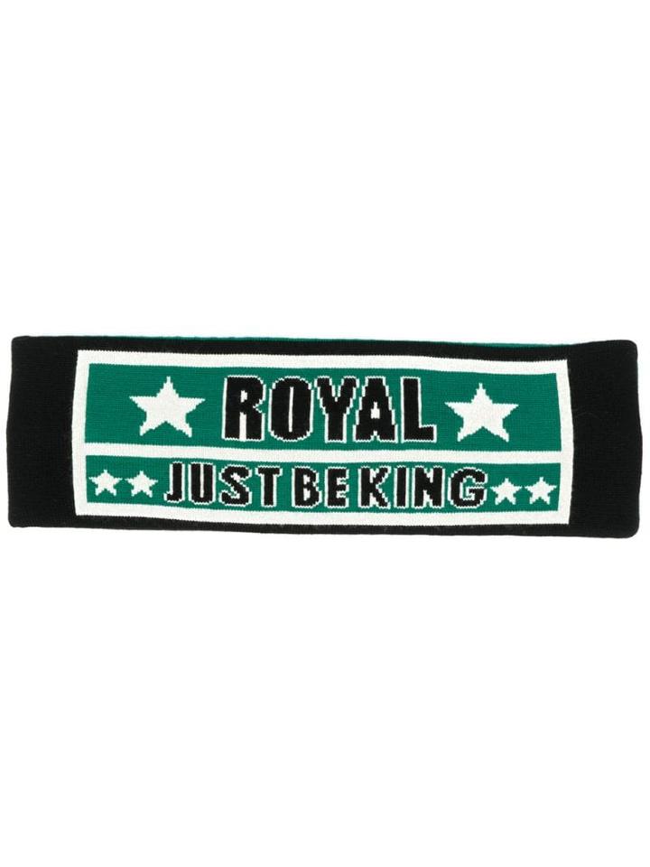 Dolce & Gabbana Royal Print Headband - Green