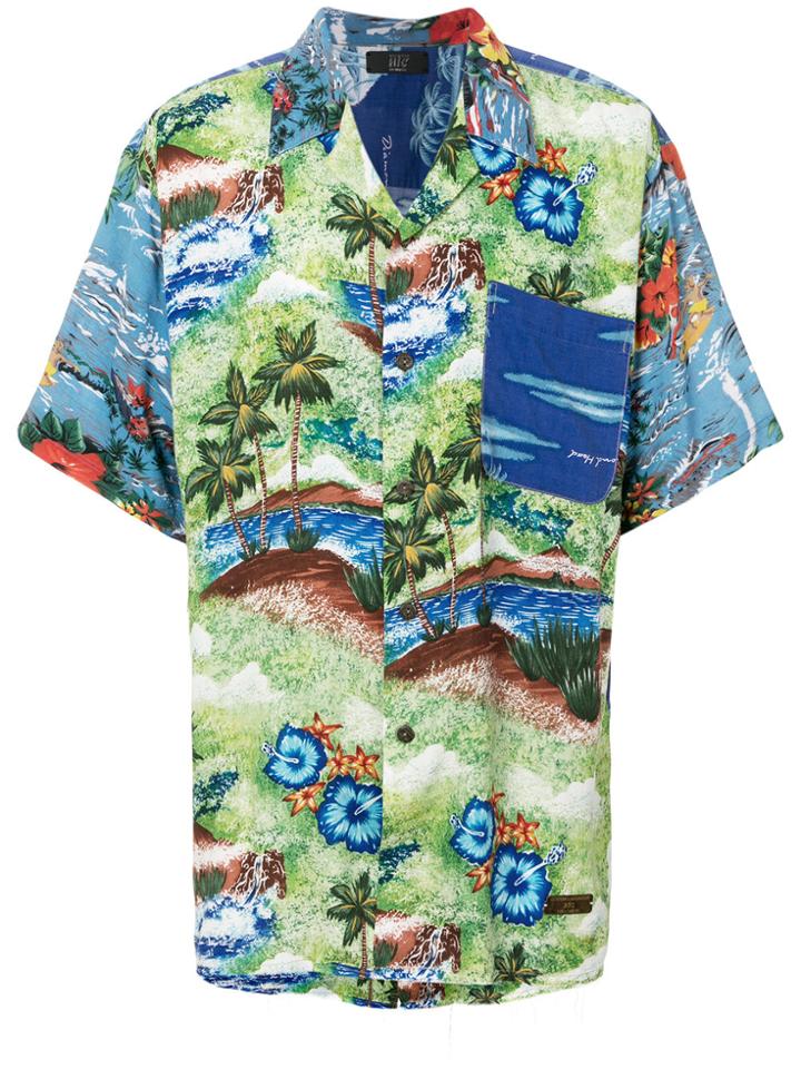 Htc Los Angeles Print Short-sleeve Shirt - Multicolour