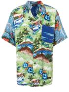 Htc Los Angeles Print Short-sleeve Shirt - Multicolour